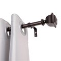 Escenografia 0.75 in. Curtain Rod for 86-120 in. Windows, Oil Rubbed Bronze ES2675361